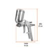 Código: 11098 Pistola compacta p/retoque LVMP vaso alum, 0.5 mm, Truper PIPI-400