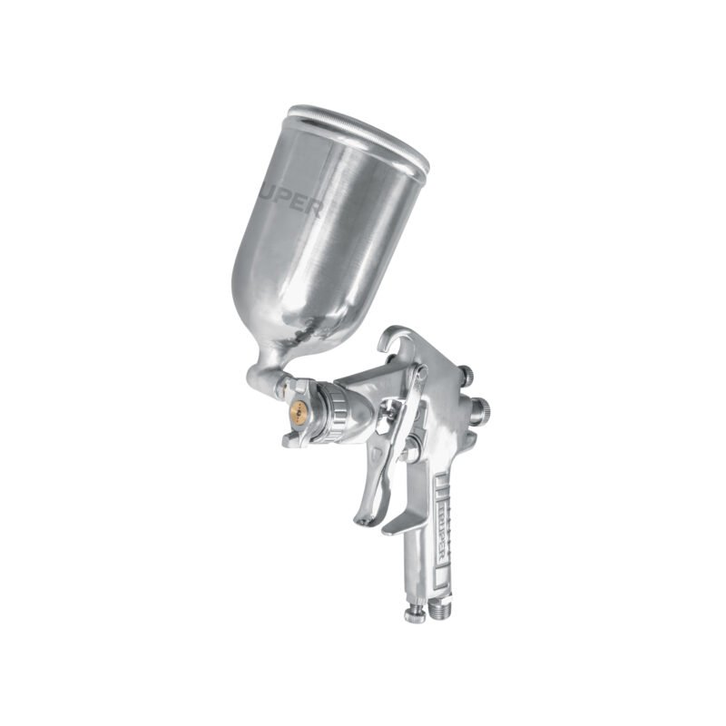 PIPI-420.jpg Código: 11095 Pistola p/pintar gravedad LVMP vaso aluminio, 1.4 mm, Truper PIPI-420