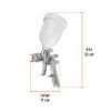 Código: 12131 Pistola p/pintar gravedad HVLP vaso plástico, 2 mm, Truper PIPI-442