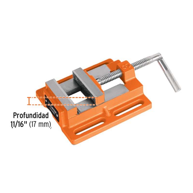 Código: 102933 Prensa morsa plana, apertura 3' (75 mm), Truper PMP-30