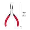 Código: 22666 Mini pinza de punta redonda 5', Pretul PMP-PR4