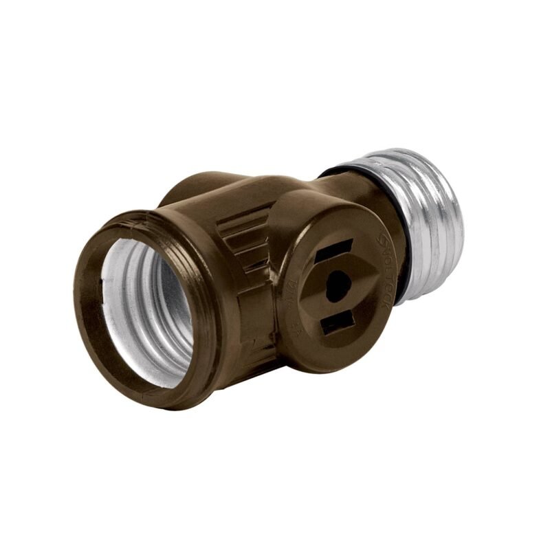 Código: 46511 Portalámpara de baquelita, doble contacto, Volteck POBA-12