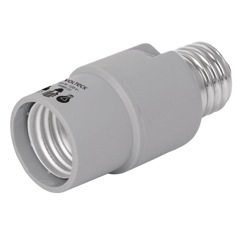 POBA-21.jpg Código: 46534 Portalámpara con sensor de luz, Volteck POBA-21