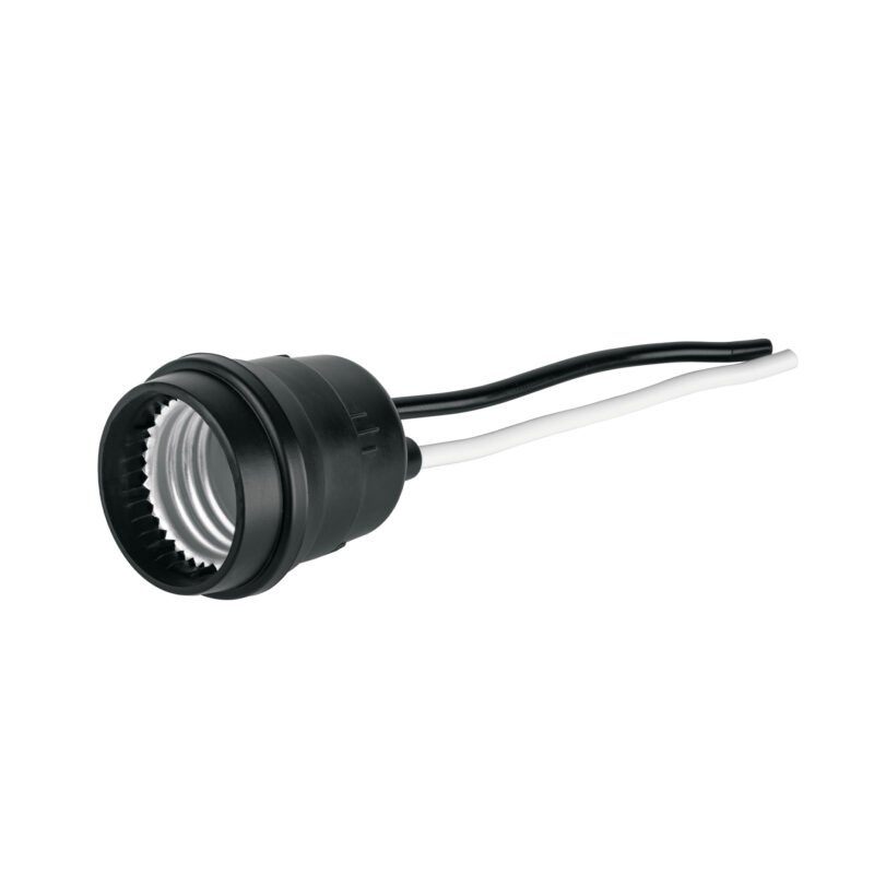 Código: 27243 Portalámpara de PVC para intemperie, a granel, Volteck Basic POIN-10GB