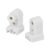 Código: 46506 Bolsa 2 pz portalámparas p/tubo LED y fluorescente, base FA8 POPL-14