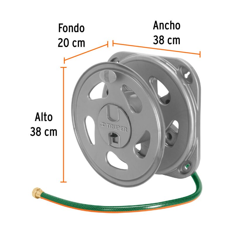 PORMA-50FC2.jpg Código: 10390 Portamanguera de pared, Truper PORMA-50
