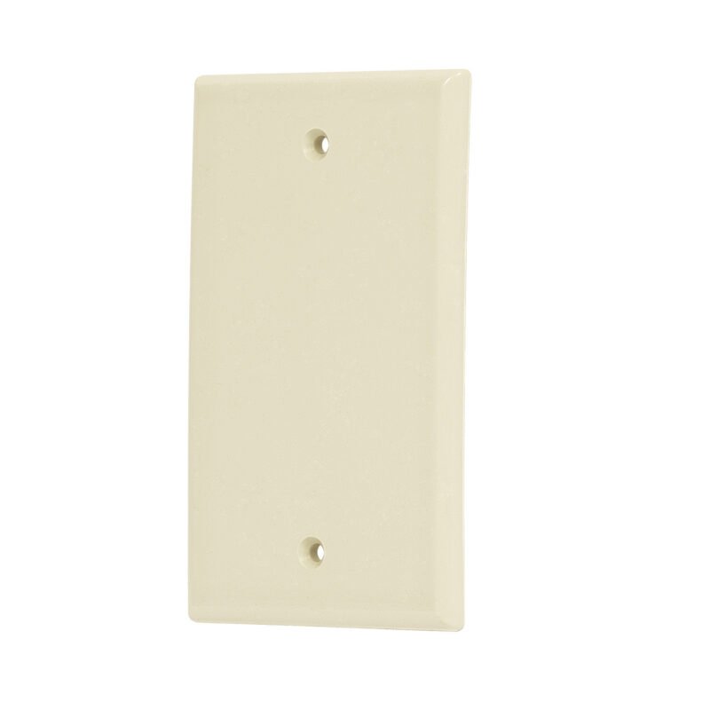 Código: 46400 Placa de ABS ciega, Standard, marfil, Volteck PPCI-S