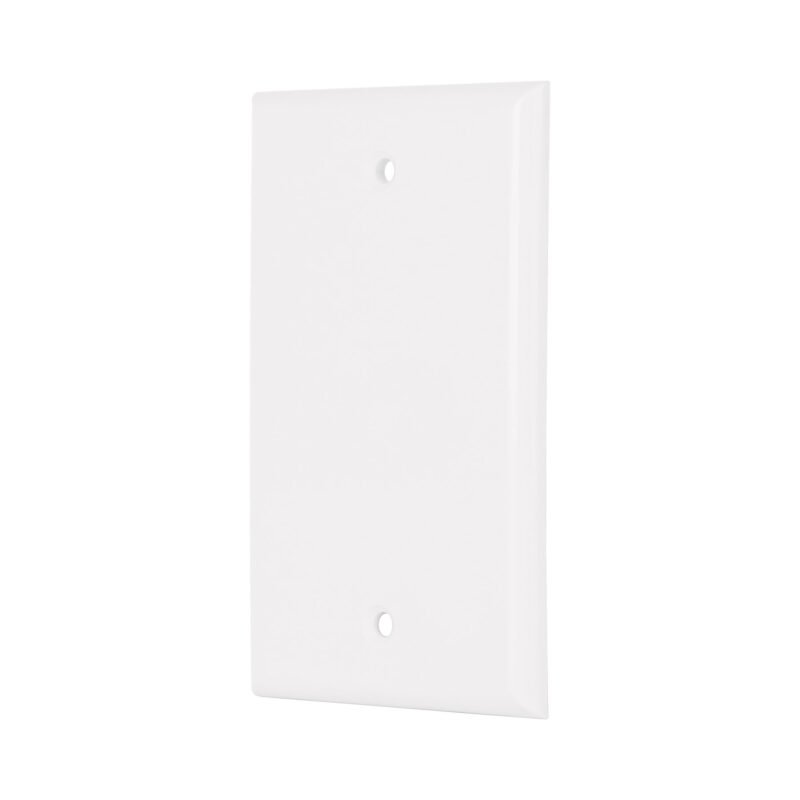 Código: 47724 Placa de ABS ciega, Standard, blanco, Volteck PPCI-SB