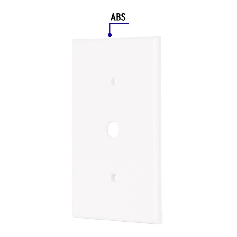 Código: 49712 Placa de ABS para atenuador, Standard, blanco, Volteck PPDI-SB