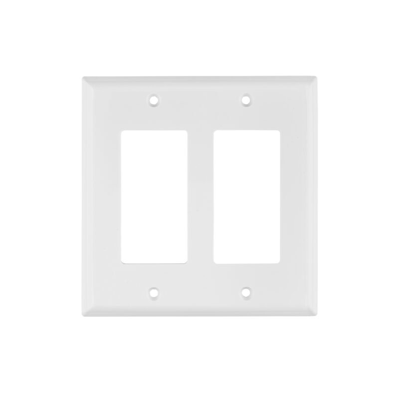 Código: 46419 Placa 2 ventanas, de policarbonato, línea Classic, Volteck PPDO-CL