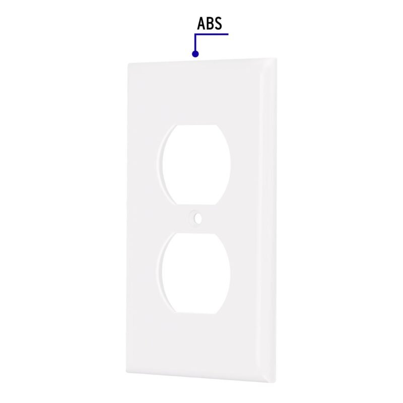 Código: 40241 Placa de ABS dúplex, Standard, blanco Volteck PPDO-SB