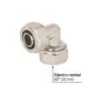 Código: 45919 Codo 90° para PEALPE, 1/2', Foset PPG-12C