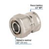 Código: 45933 Conector para PEALPE, 1/2', con rosca hembra, Foset PPG-12NH