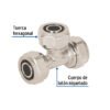 Código: 45928 Tee para PEALPE, 1/2', Foset PPG-12T
