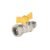 Código: 45947 Válvula esfera para PE-AL-PE, 1/2'a flare 3/8', Foset PPG-12VF