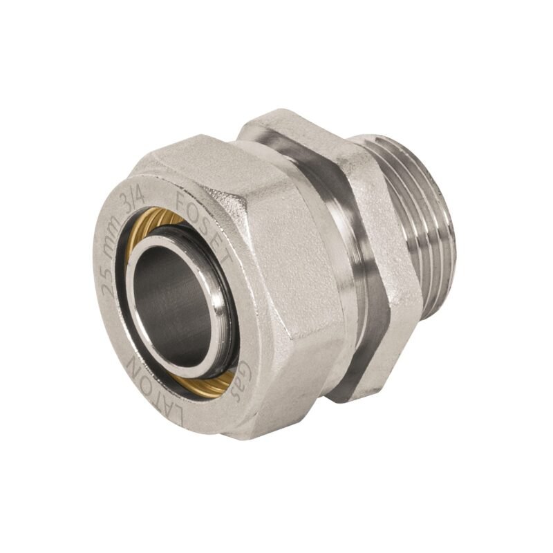 PPG-34NM.jpg Código: 45937 Conector para PEALPE, 3/4', con rosca macho, Foset PPG-34NM