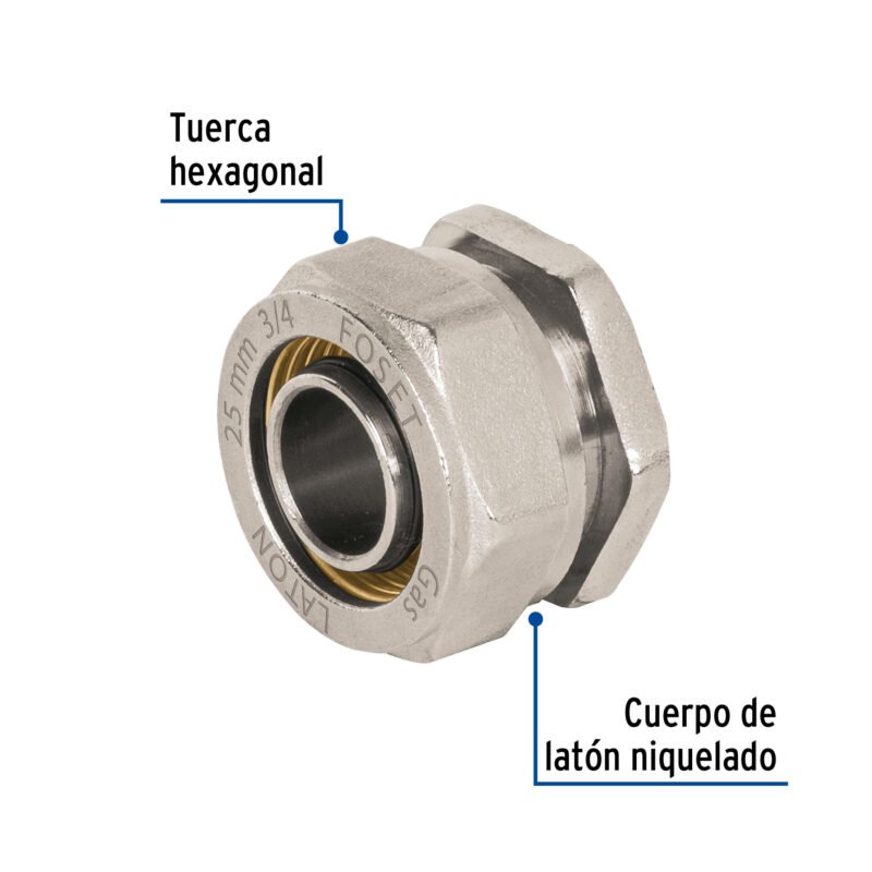 PPG-34TAFC1.jpg Código: 45940 Tapón para PE-AL-PE, 3/4', Foset PPG-34TA