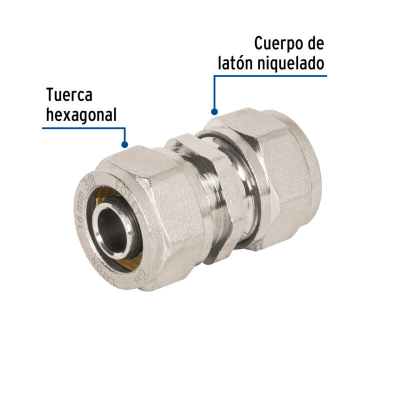 PPG-38CMFC1.jpg Código: 45912 Cople de compresión para PEALPE, 3/8', Foset PPG-38CM