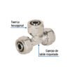 Código: 45927 Tee para PEALPE, 3/8', Foset PPG-38T