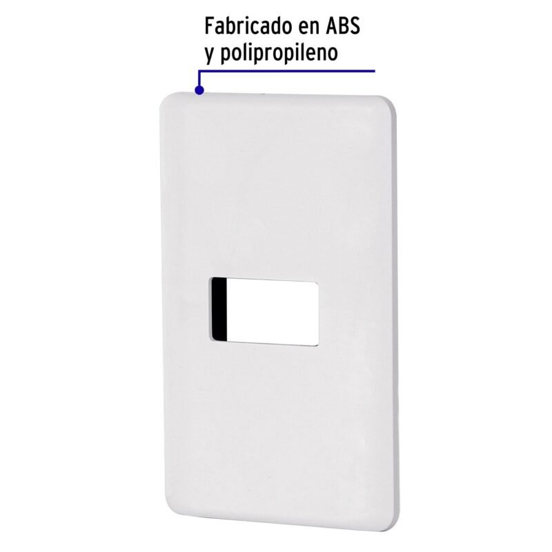 Código: 27222 Placa 1 módulo de ABS, blanca, Volteck Basic PPSE-B