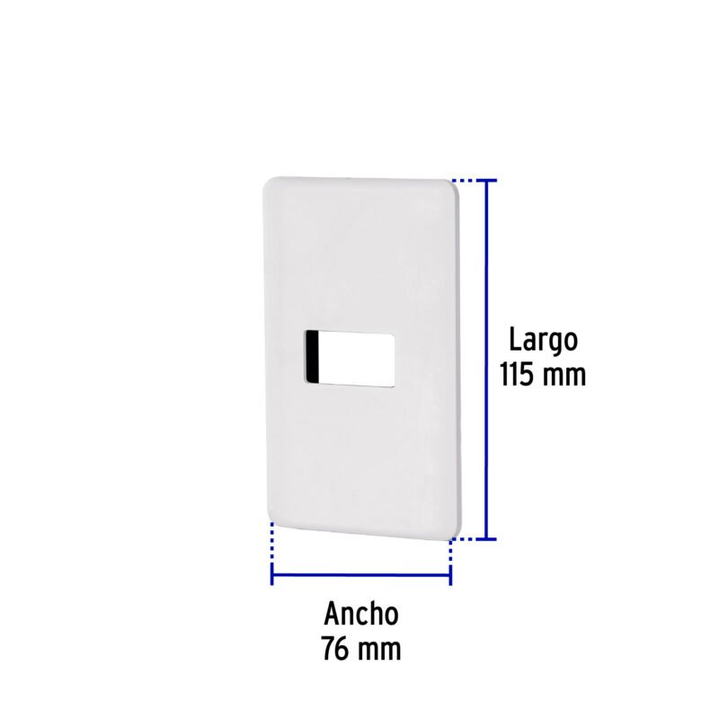 Código: 27222 Placa 1 módulo de ABS, blanca, Volteck Basic PPSE-B