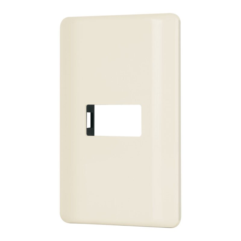 Código: 27231 Placa 1 módulo, marfil, línea Volteck Basic PPSE-BI