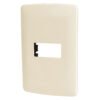 Código: 48088 Placa 1 módulo de ABS, línea Italiana, color marfil, Volteck PPSE-I