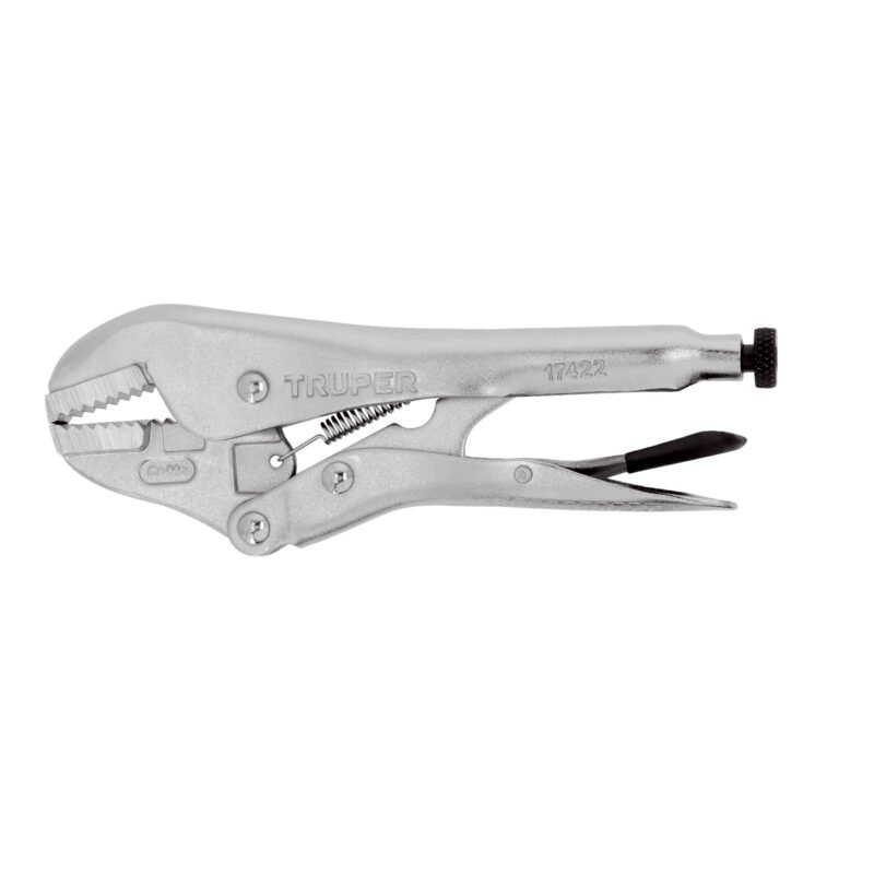 Código: 17422 Pinza de presión 7' mordaza recta, Truper PPT-7R
