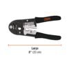 Código: 18342 Pinza 8' ponchadora para cables RJ-45, 8 contactos, Truper PRJ-45