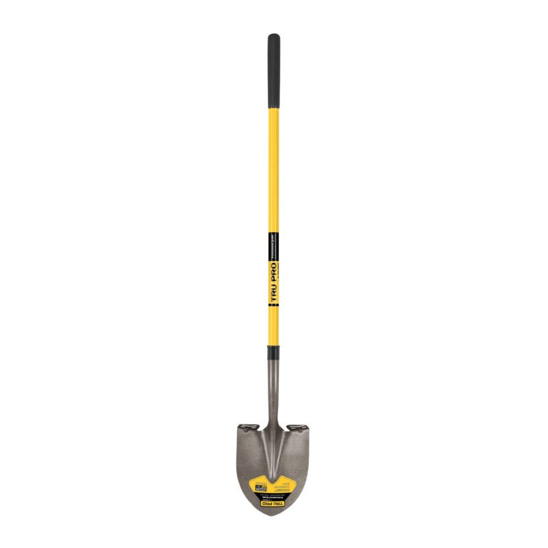 PRL-F.jpg Código: 17166 Pala redonda Tru Pro, mango largo de fibra de vidrio 48' PRL-F