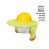 PROCA-VFC1.jpg Código: 100354 Protector solar plegable para casco, verde con reflejante PROCA-V