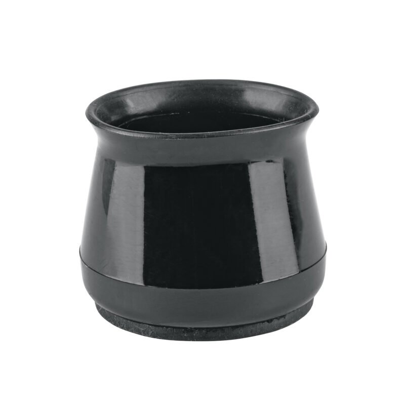 Código: 49847 Caja con 24 protectores para patas de silla, negro PRS-6
