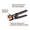 Código: 17340 Pinza sacabocados 9' mango de PVC, Truper PSA-9