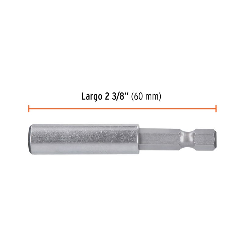 PUDE-9060FC2.jpg Código: 11867 Estuche con 5 extensiones de 60 mm, magnéticas, EXPERT PUDE-9060