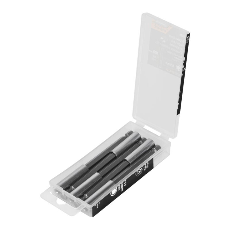 PUDE-9100.jpg Código: 11871 Estuche con 5 extensiones de 100 mm, magnéticas, EXPERT PUDE-9100