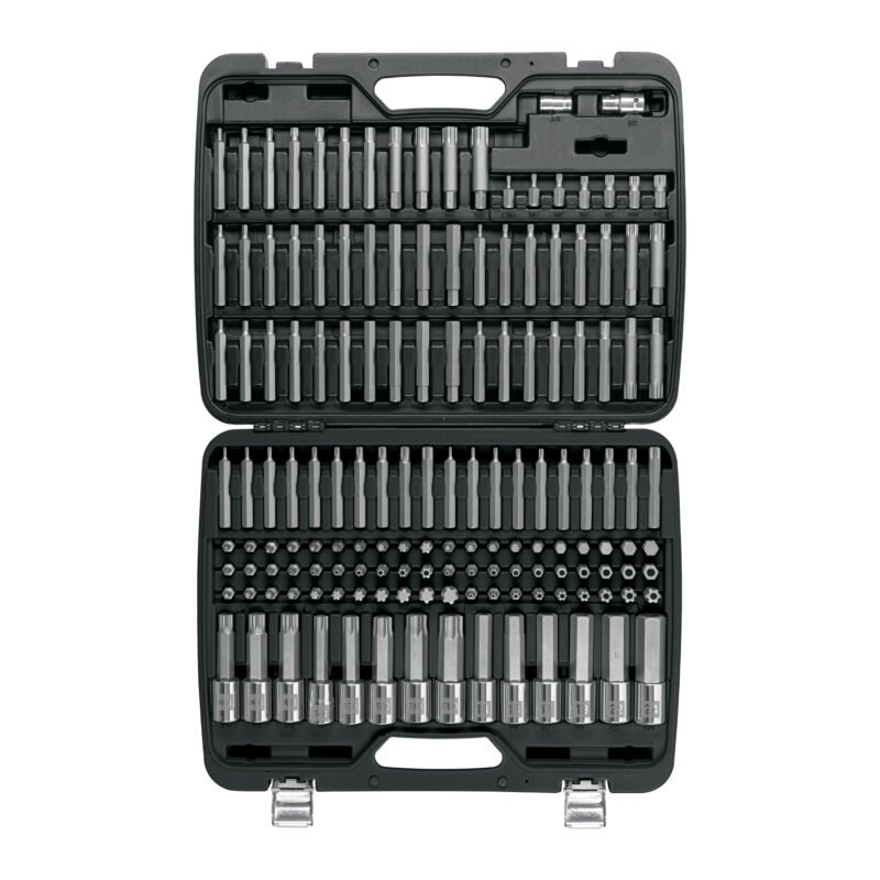 PUN-150.jpg Código: 102520 Jgo profesional de puntas y dados con punta p/mécanica 150pz PUN-150