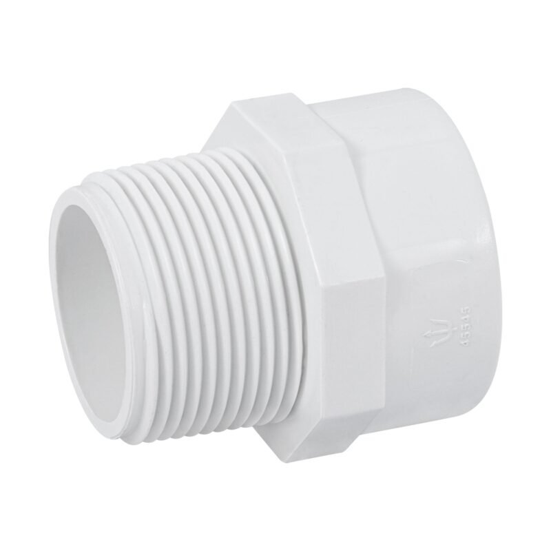 PVC-614.jpg Código: 45545 Adaptador macho de PVC de 1-1/4', Foset PVC-614