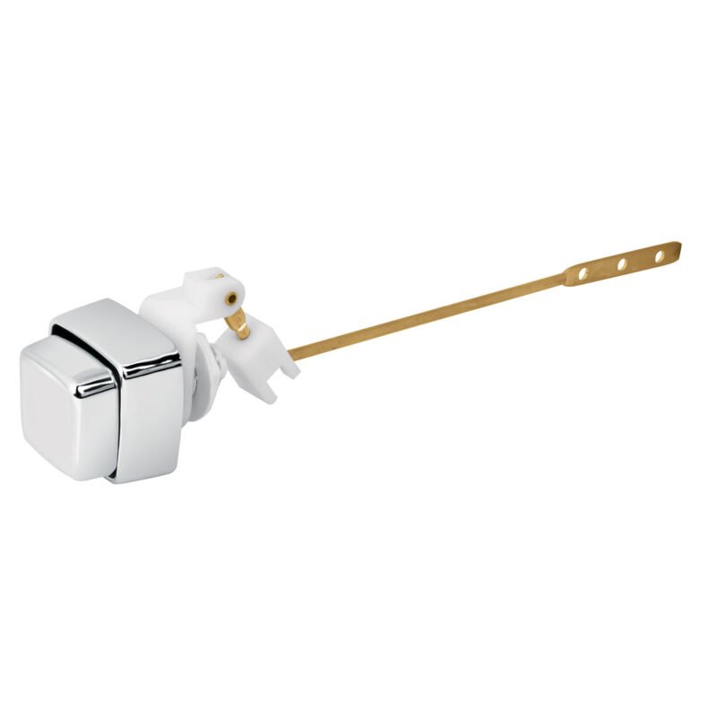 PW-020.jpg Código: 49505 Botón lateral plástico cromado para WC, FOSET PW-020