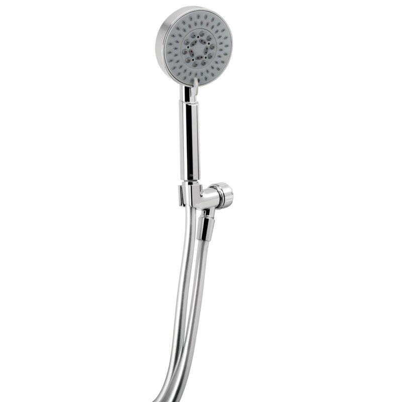 Código: 45165 Regadera cromo de teléfono 4' con soporte, Foset Element R-012