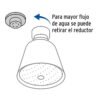 Código: 49460 Regadera redonda 2-3/4' en latón, chorro fijo, Foset Aero R-200