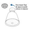 Código: 49468 Regadera redonda 2-3/4' sin brazo, Foset Aero R-200S