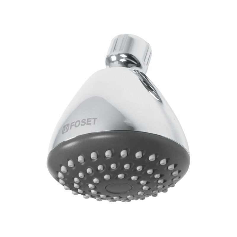 Código: 45790 Regadera redonda 3-1/4' sin brazo, Foset Aero R-201S