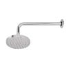 Código: 49576 Regadera cromo 6' plato redondo, con brazo, Foset Element R-206