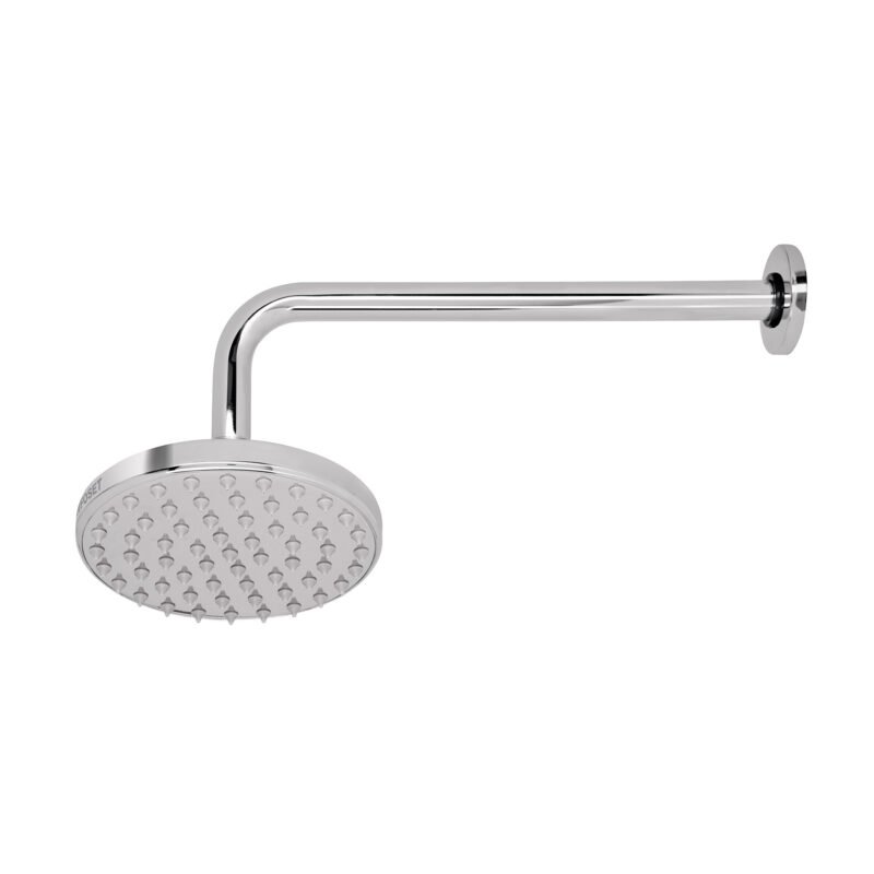 R-206.jpg Código: 49576 Regadera cromo 6' plato redondo, con brazo, Foset Element R-206