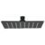 Código: 47751 Regadera cuadrada 8', acero inox, sin brazo, negro, Túbig R-415SM