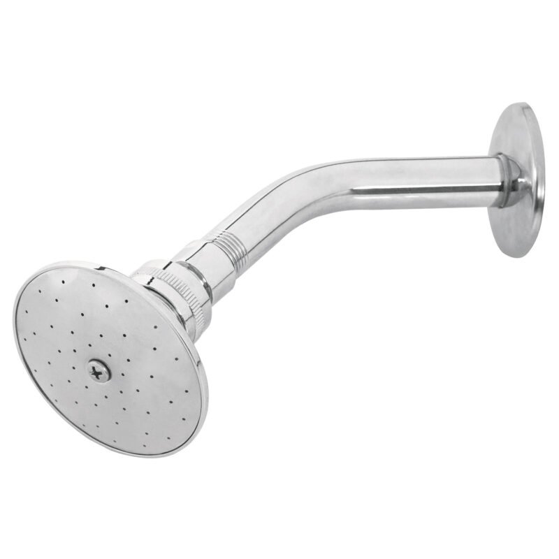 Código: 45058 Regadera redonda 3' brazo y chapetón de acero, Foset Aqua R-502