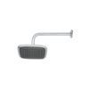 Código: 49452 Regadera cuadrada plato ancho 8' brazo inox a muro, Aero R-511