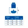 Código: 49452 Regadera cuadrada plato ancho 8' brazo inox a muro, Aero R-511