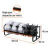 Código: 51575 Rack para cable y manguera de nivel, Truper R-CAMA