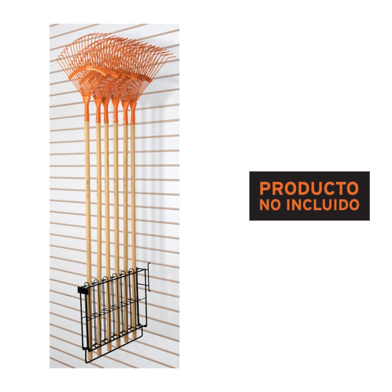 Código: 50216 Rack para escobas metálicas, Truper R-EM